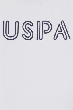 Белая базовая футболка для мальчика - U.s. polo assn фото 4