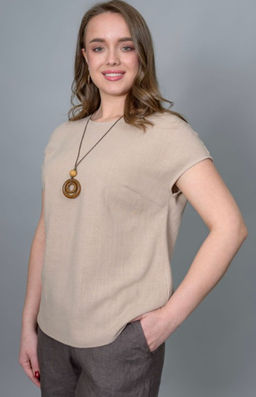 Блуза 70% лен + 30% вискоза