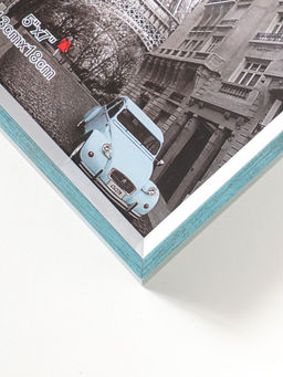 Фоторамка пластик 13х18 см "Данте" голубая лагуна 19х13,8х2,5 см