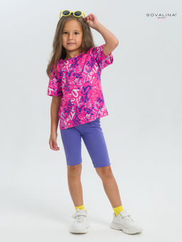 Костюм Актив надписи фуксия-вери-пери - Sovalina фото 16