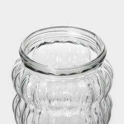 Банка для сыпучих продуктов Доляна «Коралл», 1 л, 9×23 см, с пластиковой крышкой, стекло, прозрачная