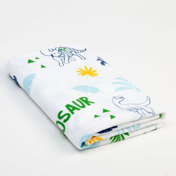 Пелёнка Крошка Я Dino 100*150 см, 100% хлопок