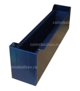 Бокс LOGIK для хранения монет в блистере (85x54 мм), Черный, LEUCHTTURM, 365162