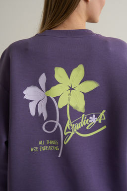 Свитшот Темно-сиреневый ANTA SKATE Sweatshirt  фото 6