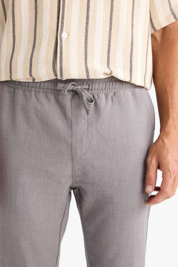 %100 Pamuk Relax Fit Rahat Kesim Yazl_k M_slin K_sa Pa_a Jogger Pantolon