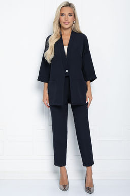 Костюм Мировая тенденция (синий) К11128 - Lt collection фото 6