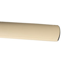TLD-542 Cream/LED/300Lm/5000K/Dimmer Светильник настольный c часами, календарем, термометром, 5W. Сенсорный выключатель. Кремовый (стилизован под кожу). TM Uniel.