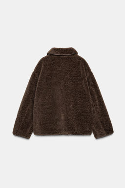 REVERSIBLE DOUBLE-FACED COAT - Zara фото 11
