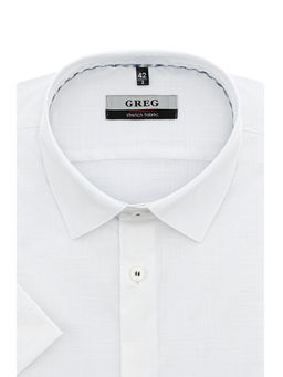 Сорочка мужская короткий рукав GREG 103/207/1706/ZN/1p STRETCH
