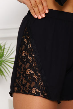 Пижама 375701 с шортами и топом домашняя с кружевами