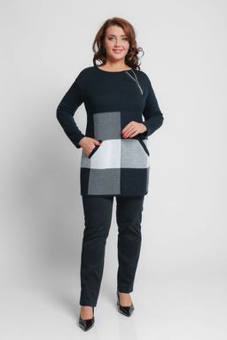 Джемпер Д 1771/темно-синий (1040) - Текстильная мануфактура фото 2