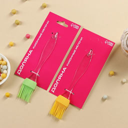 Кисть кондитерская Доляна «Лёд», силикон, 16.5×3×0.9 см, МИКС