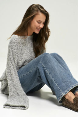 Джемпер Букле HAND MADE Grey