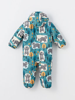 Kap??onlu Uzun Kollu Bask?l? Erkek Bebek Astronot Mont - Waikiki фото 3