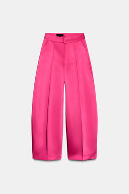 SATIN BALLOON TROUSERS