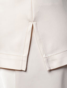 VILATTE / Топ из плотного полуматового сатина, скроенный по косой  фото 3