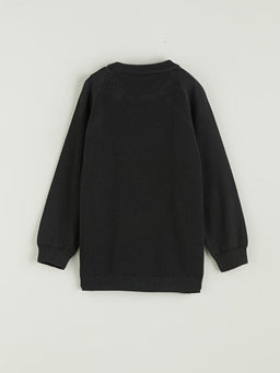 Bisiklet Yaka Basic Erkek ?ocuk Sweatshirt