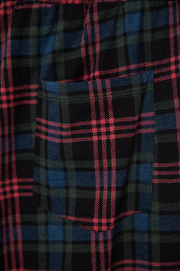 TRENDYOL MAN Lacivert Regular Fit Ekose Orme %100 Pamuk Pijama Tak?m? TMNAW24PT00026 - Trendyolmilla фото 7