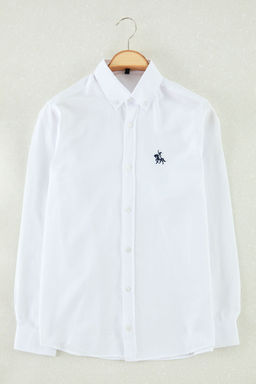 TRENDYOL MAN Mavi Regular Fit Nak?s Detayl? Oxford Kolay Utulenebilir Smart Gomlek TMNAW25GO00036 - Trendyolmilla фото 8