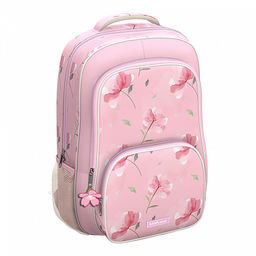 Цена за 1 шт. Ученический рюкзак ErichKrause ErgoLine® 20L Peachy Flowers