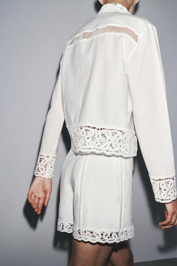 ZW COLLECTION CROCHET BERMUDA SHORTS - Zara фото 13