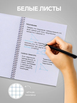 Тетрадь A4, 80 листов в клетку на гребне «Аниме Art.Девочка»