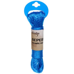 Цена за 12 шт. Веревка хозяйственная Селфи, 3 мм, 20 м, микс