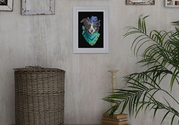 Набор для вышивания PANNA J-7172 Шарик. Вооружен и очень опасен 20.5 х 27 см