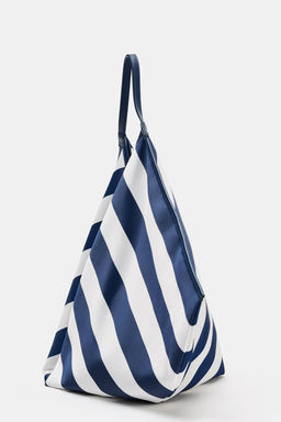 MAXI BOLSA ESTAMPADO / Azul - Zara фото 4