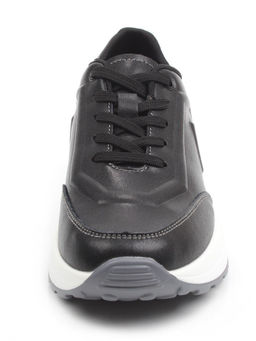 03-A9043-1 BLACK Кроссовки женские (натуральная кожа)