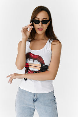 Майка Натали 7214 из хлопка с лайкрой фото 13