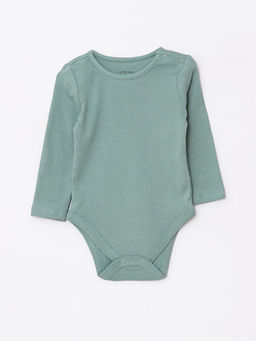 Bisiklet Yaka Uzun Kollu Basic Erkek Bebek ??t??tl? Body 5li - Waikiki фото 3