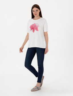 Beyaz Comfort Fit Ti__rt - Pierre cardin фото 4