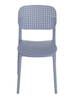 Стул пластиковый, графит