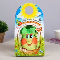 Набор для выращивания «ЭкоЖивчик. Кактус», фигурка растущая в подарочной упаковке