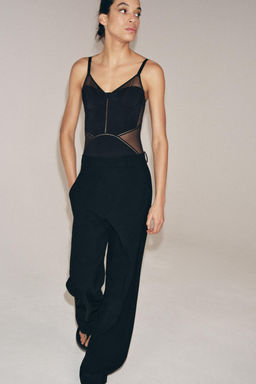 BODY COMBINADO TIRANTES / Negro - Zara фото 6