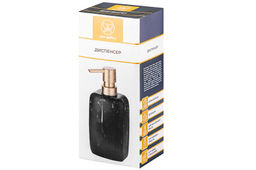 Диспенсер 200 мл 7,5*6*18 см, черный мраморный - Elan gallery фото 7