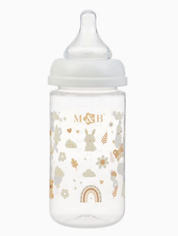 Бутылочка для кормления M&B, ШГ Ø50 мм, +3мес., 260 мл.