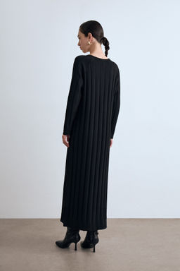 Платье миди в крупный рубчик - Mollis фото 4