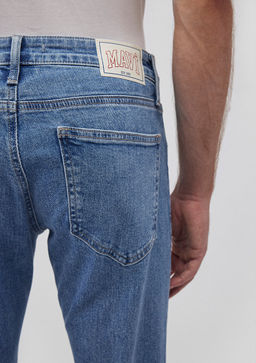 James Kolej Ac?k Mavi Jean Pantolon  фото 5