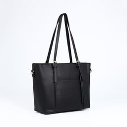 Сумка-шопер на молнии, цвет чёрный - Simaland фото 5