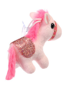 Цена за 2 шт. Мягкая игрушка Лошадка, 8 см, на присоске, МИКС - Simaland фото 3