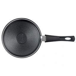 Сковорода с тефлоновым покрытием д22см "Классик", h5,5см, s0,38см, съемная ручка из термостойкого пластика, стеклянная крышка с пароотводом, подарочная упаковка (Россия)