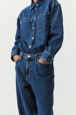 Pantalon denim de corte holgado - H&m фото 3