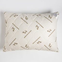 Подушка Этель, подстёжка овечья шерсть, 50х70 см, тик