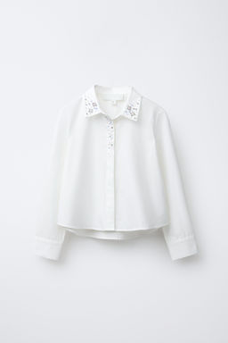 JEWEL COLLAR SHIRT