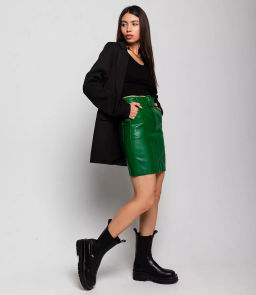 Юбка #КТ7123, зелёный