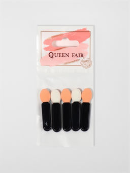 Набор аппликаторов для теней, 5 шт., 3.8 см, чёрный