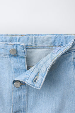 BERMUDA DENIM MIDI BOTONES / Azul - Zara фото 3