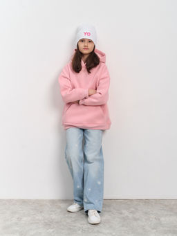 Толстовка с капюшоном для девочки "Basic" розовый